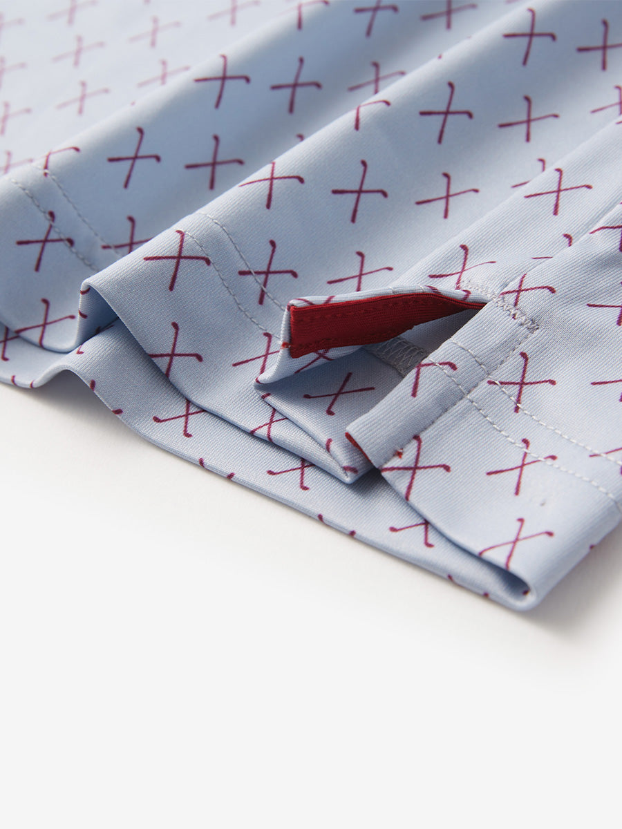 Performance Quick Dry Print Golf Polos（2）