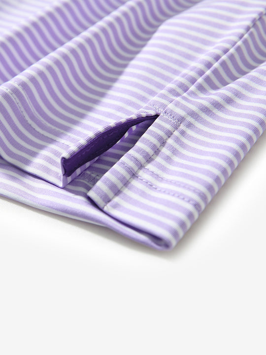LAVENDER WHITE STRIPE