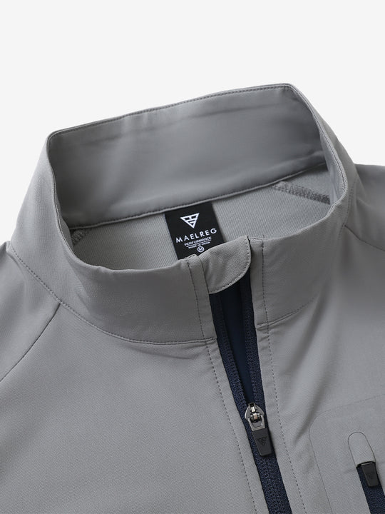 Windproof Golf Vests with Zip Pockets