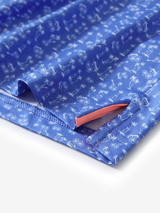 Performance Quick Dry Print Golf Polos（3）