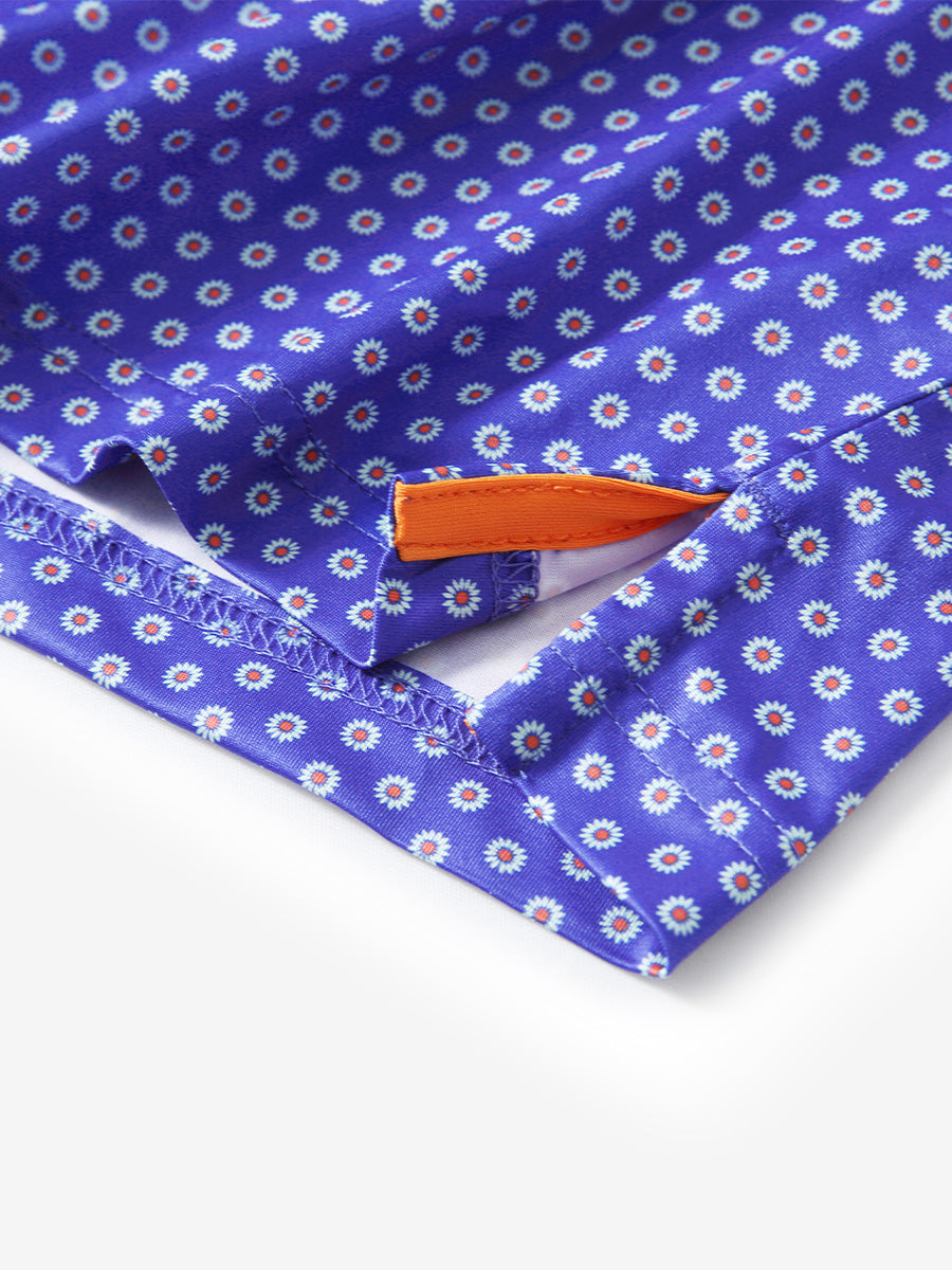 Performance Quick Dry Print Golf Polos