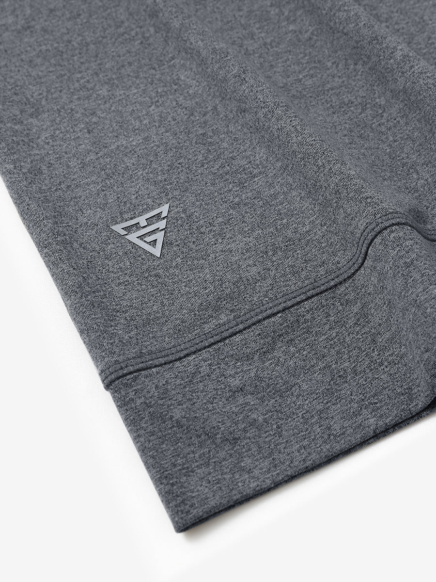 BLACK GREY HEATHER