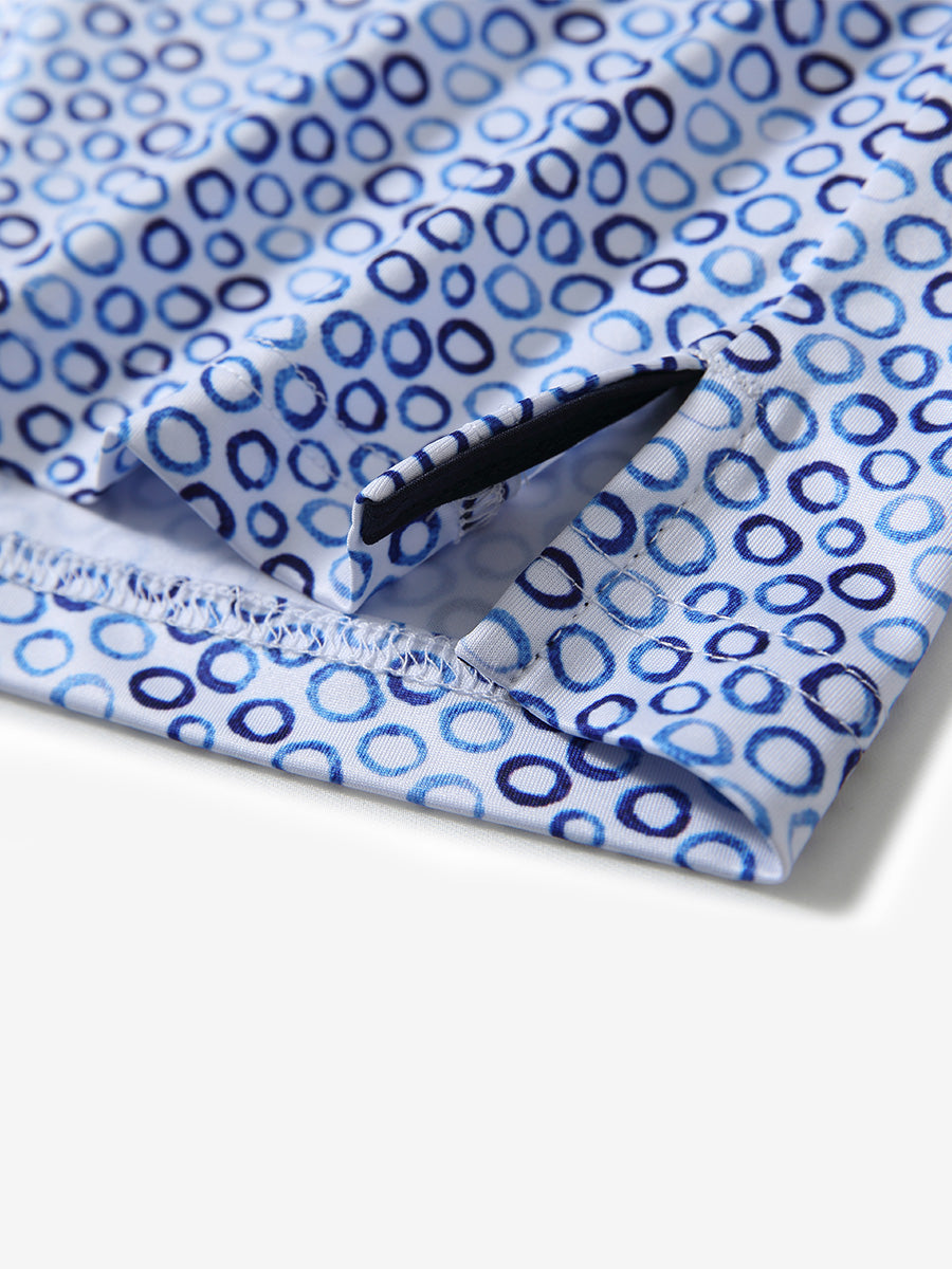 Performance Quick Dry Print Golf Polos（5）