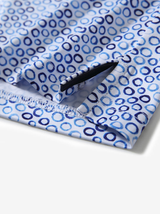 Performance Quick Dry Print Golf Polos（5）