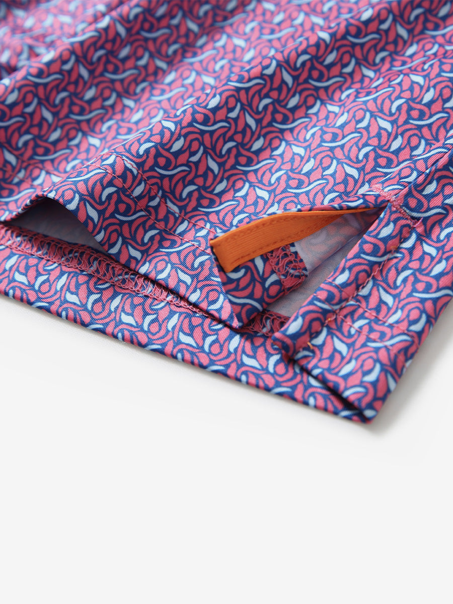 Performance Quick Dry Print Golf Polos（2）