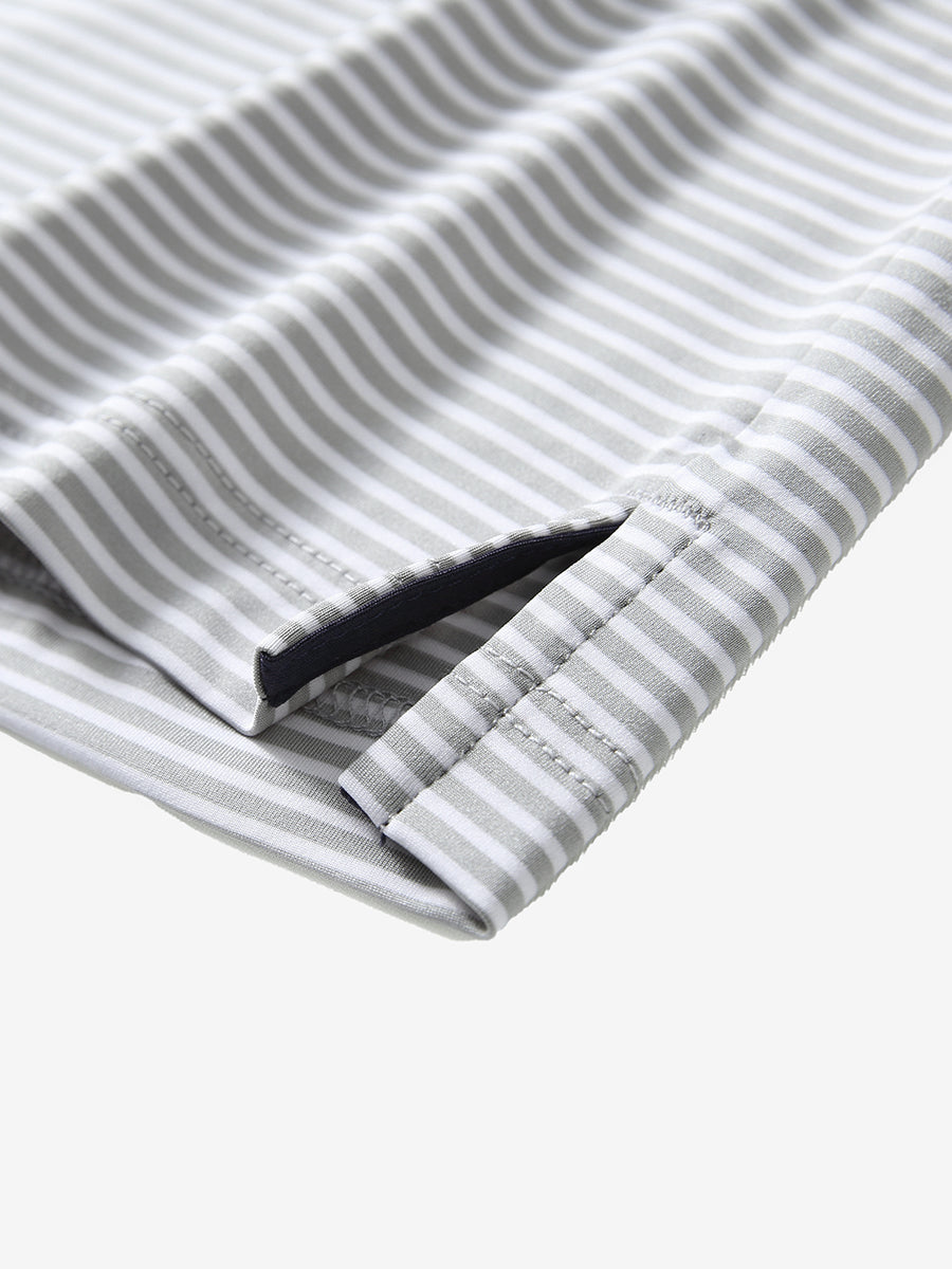 GREY WHITE STRIPE