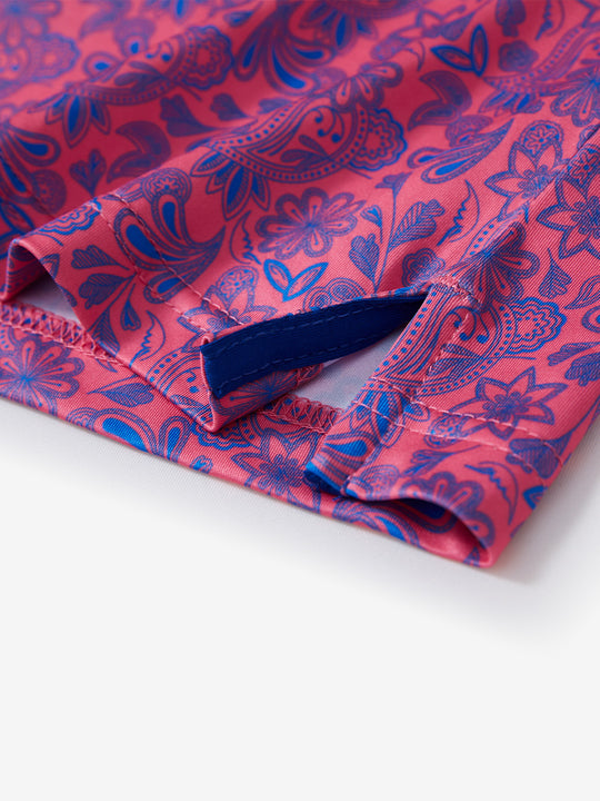 Performance Quick Dry Print Golf Polos（2）