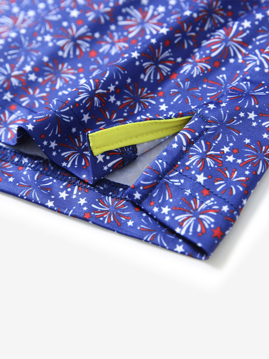 Performance Quick Dry Print Golf Polos（3）