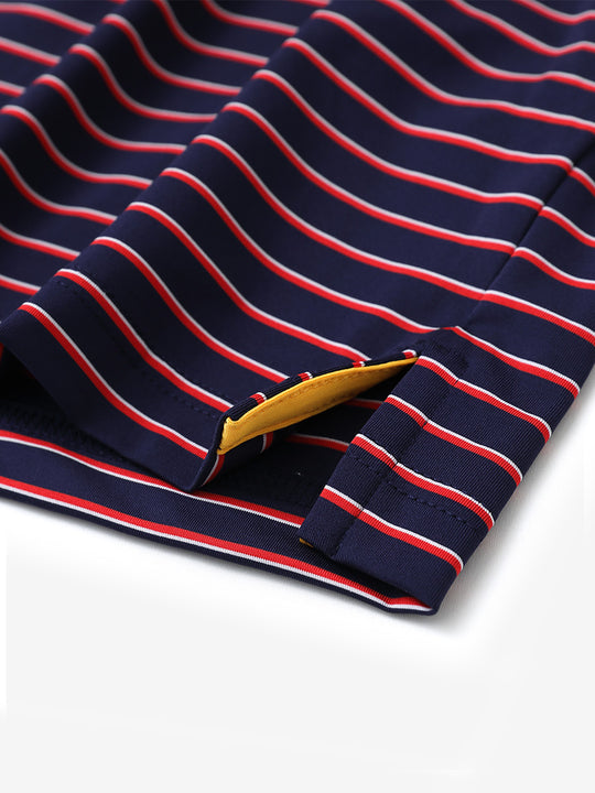 NAVY/RED STRIPE