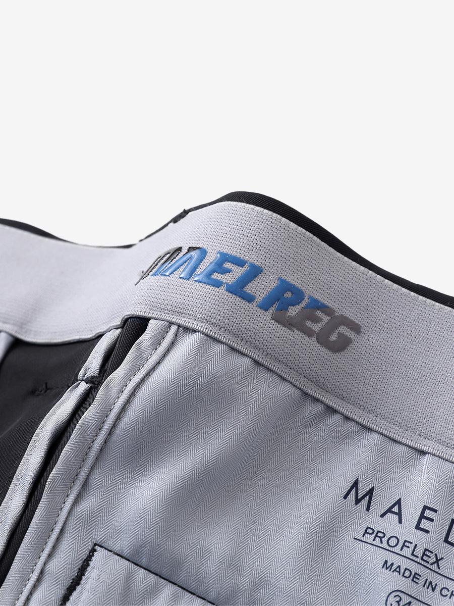 BLACK Water Resistant Everyday Pants close-up of waistband inner logo detail