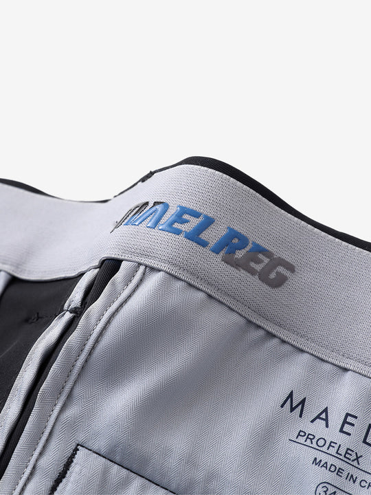 BLACK Water Resistant Everyday Pants close-up of waistband inner logo detail