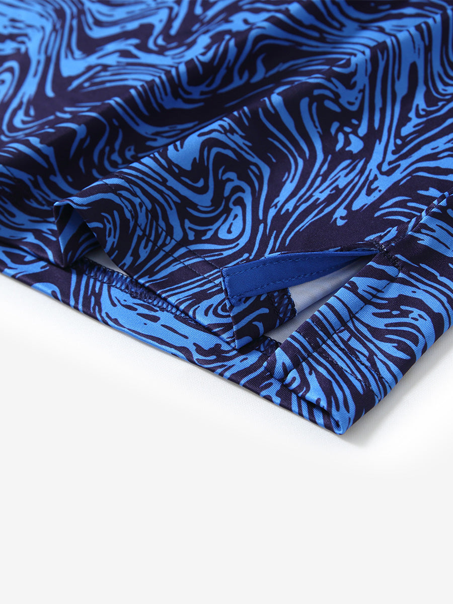 Performance Quick Dry Print Golf Polos（3）