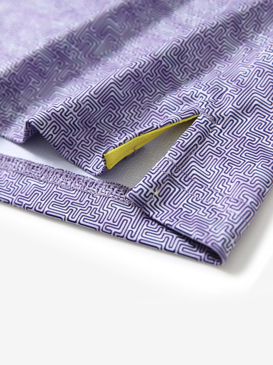 Performance Quick Dry Print Golf Polos（5）