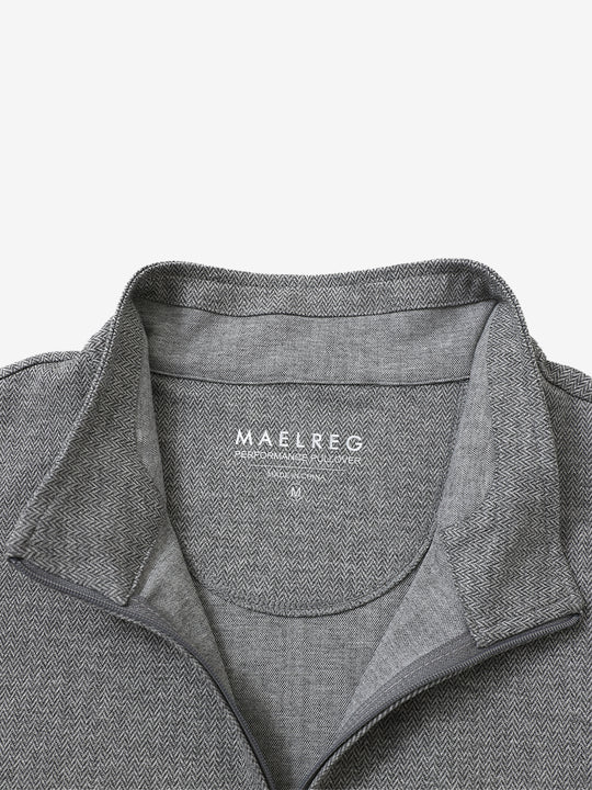 SMOKY GRAY HERRINGBONE