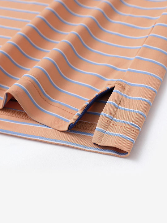 ORANGE/SKY BLUE STRIPE