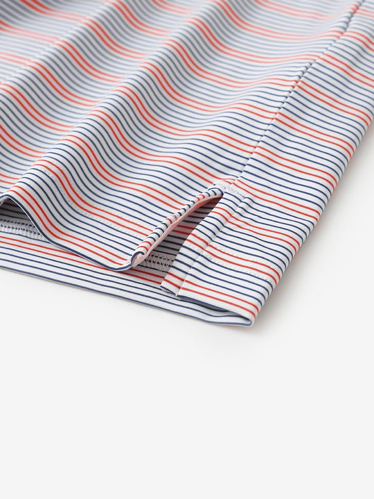 NAVY RED STRIPE