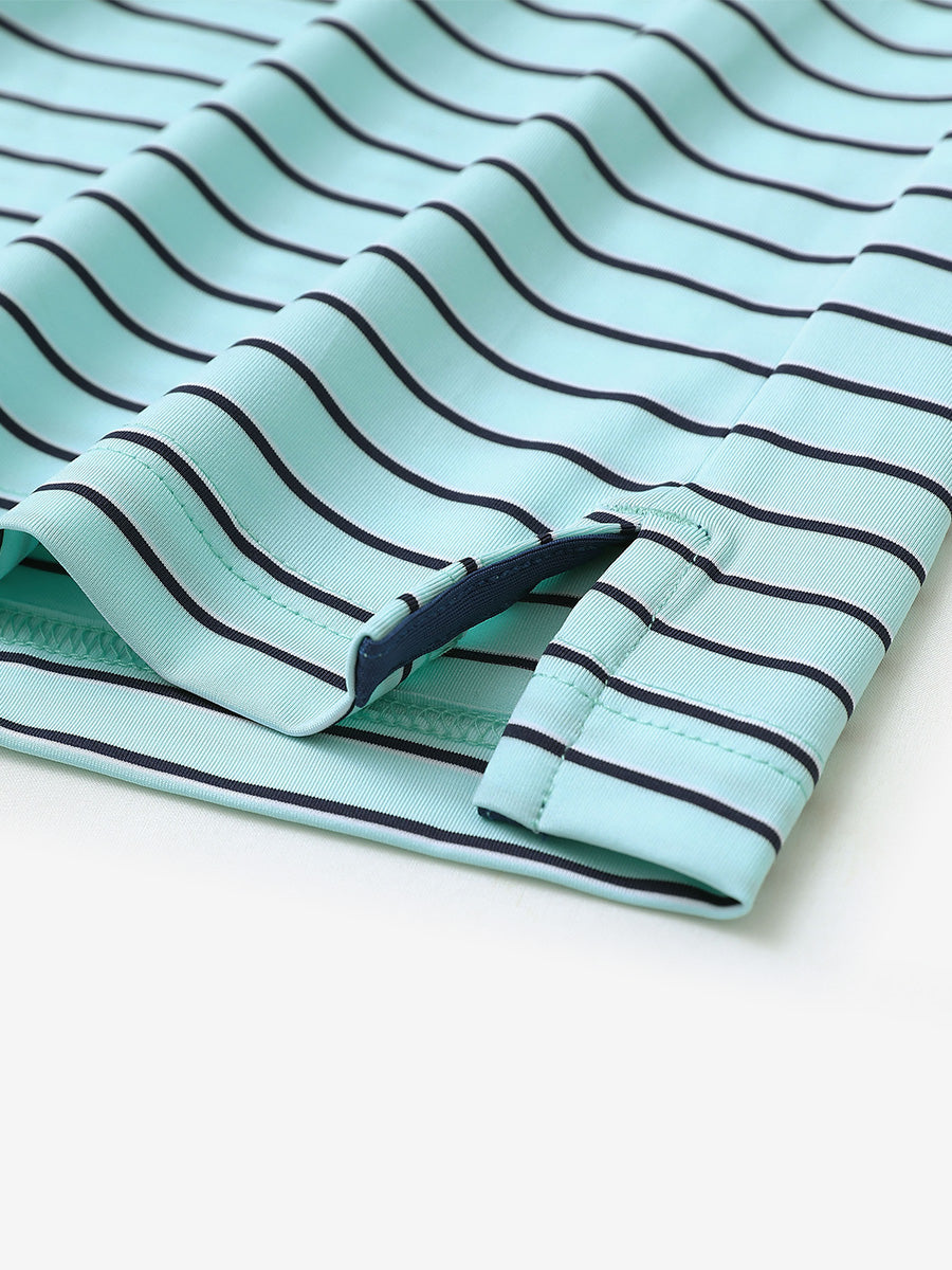 TURQUOISE/NAVY STRIPE