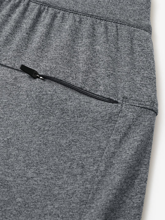 BLACK GREY HEATHER