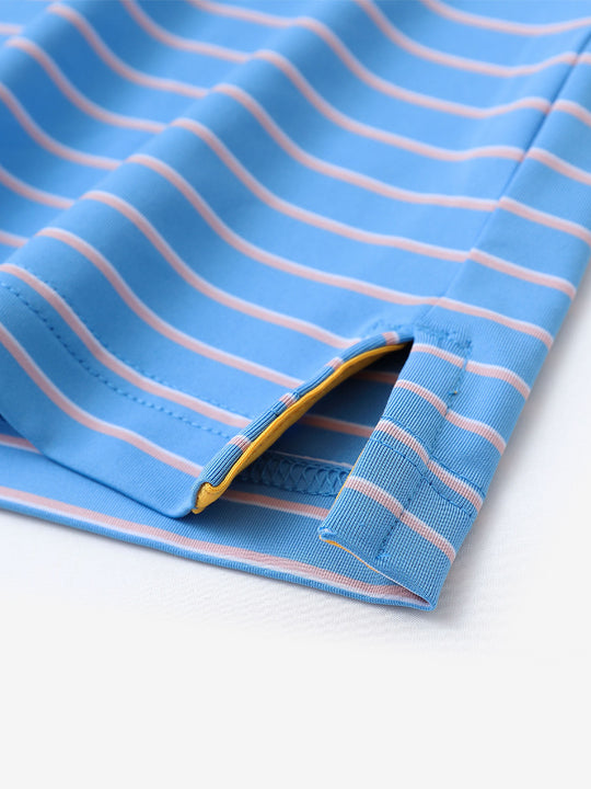 SKY BLUE/PINK STRIPE