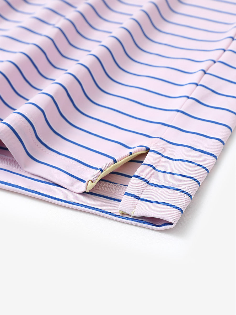 LIGHT PINK/COBALT STRIPE