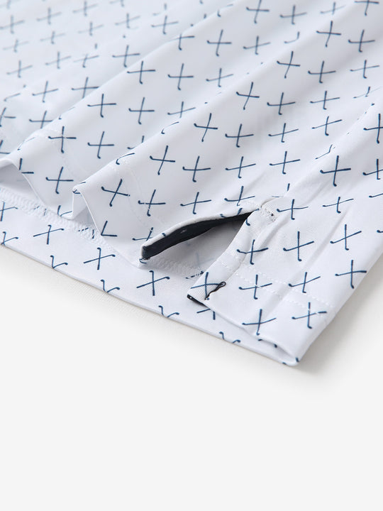 Performance Quick Dry Print Golf Polos