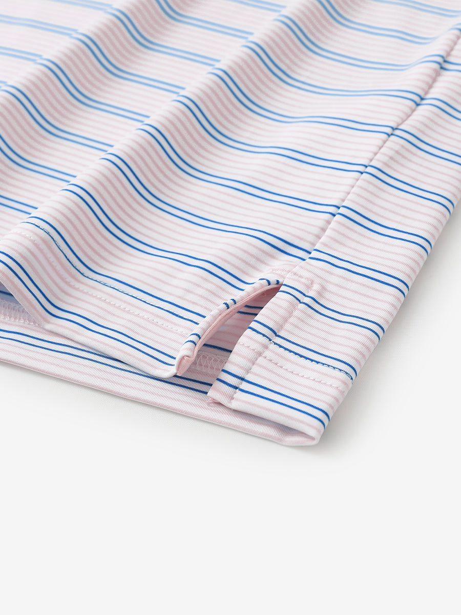 LIGHT PINK COBALT STRIPE