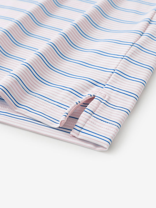 LIGHT PINK COBALT STRIPE