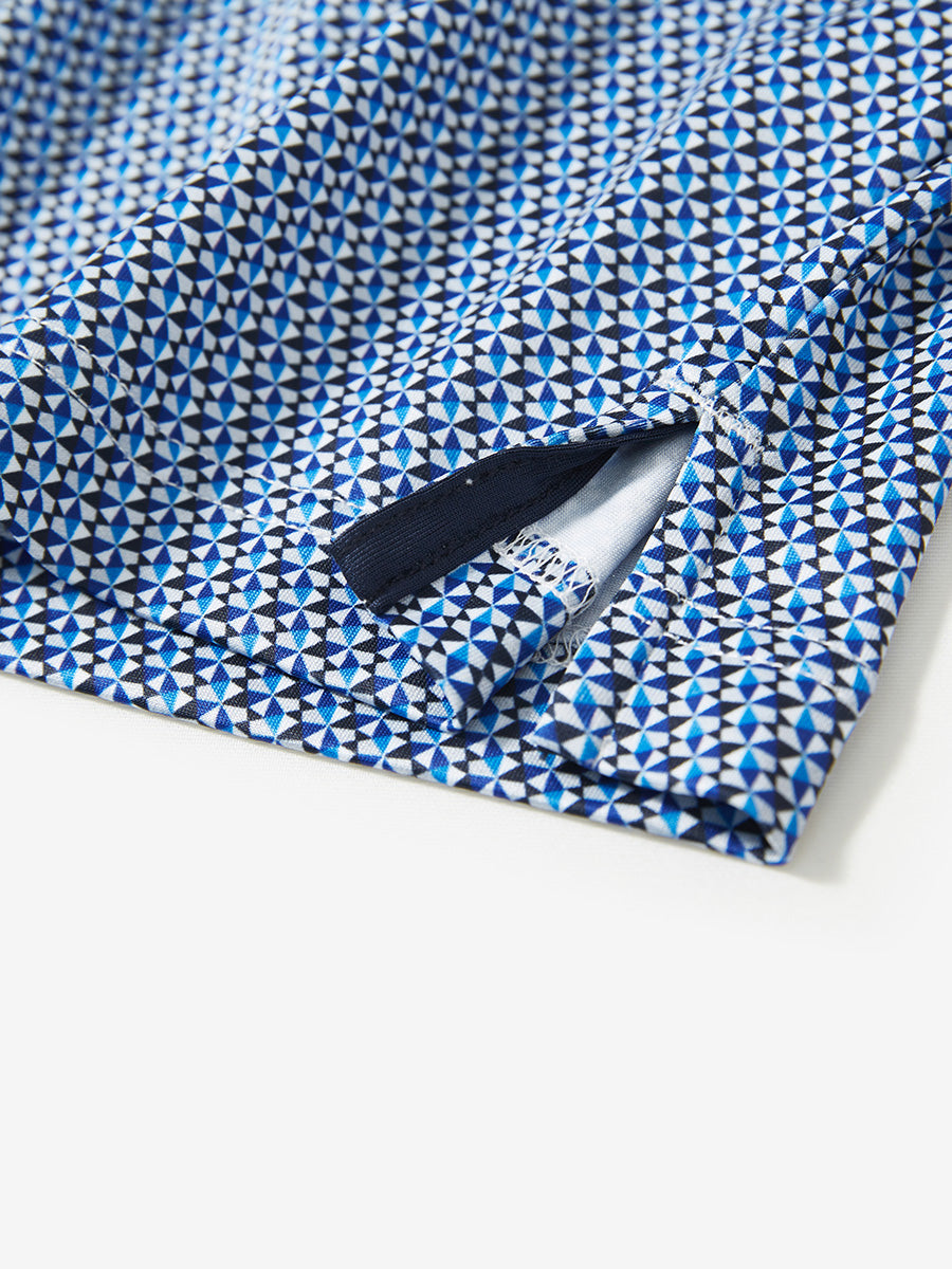 Performance Quick Dry Print Golf Polos（2）