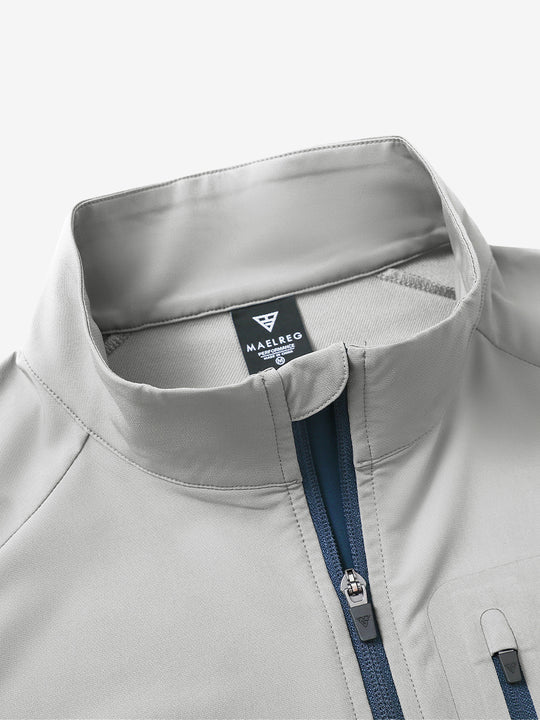Windproof Golf Vests with Zip Pockets