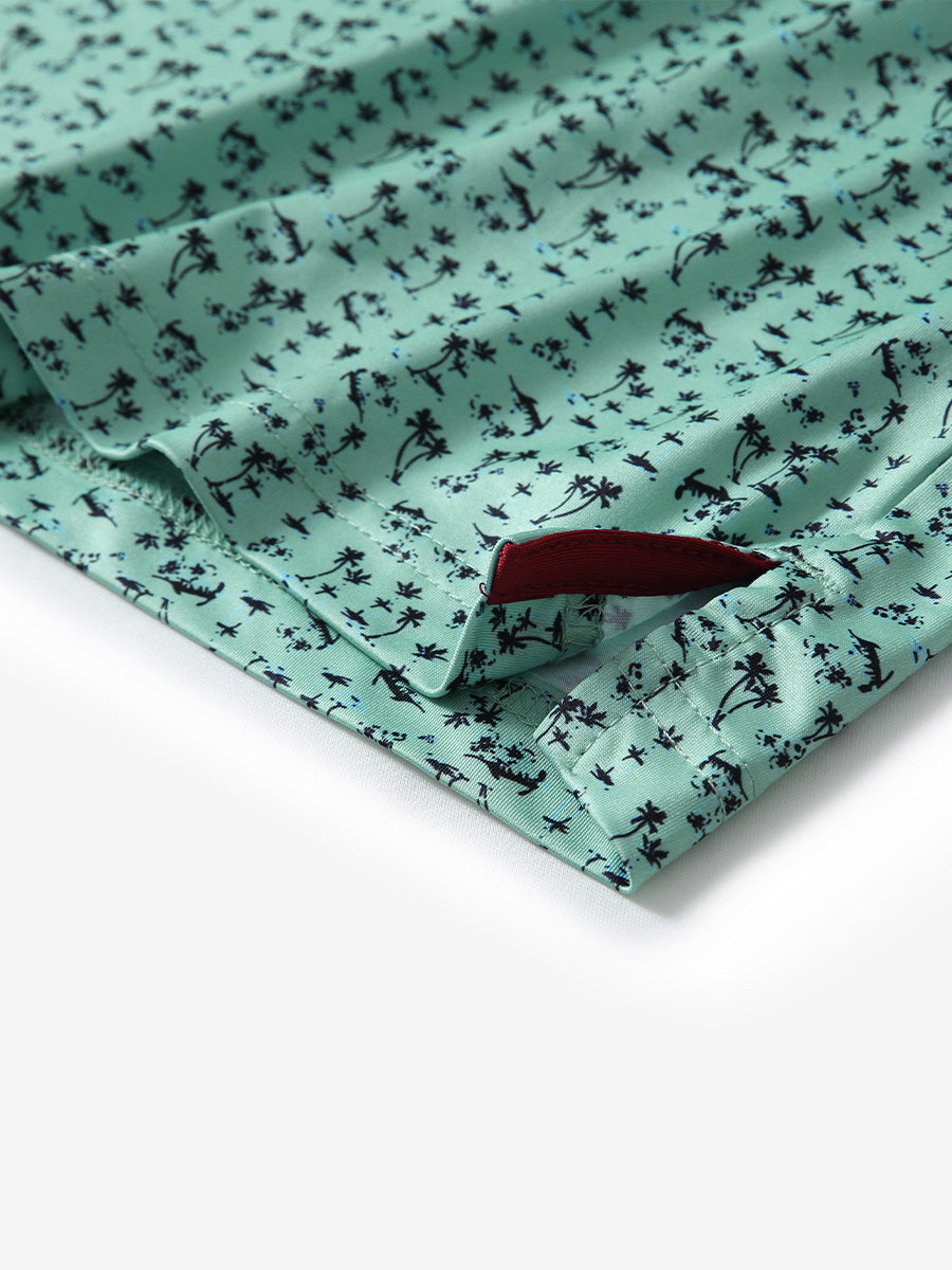 Performance Quick Dry Print Golf Polos（2）