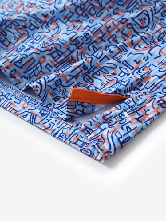 Performance Quick Dry Print Golf Polos（2）