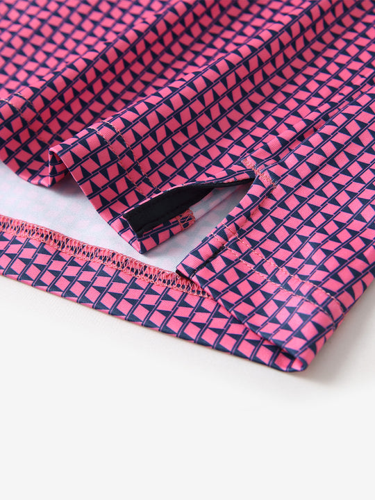 Performance Quick Dry Print Golf Polos（5）