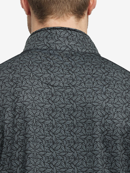 BLACK GREY LEAF