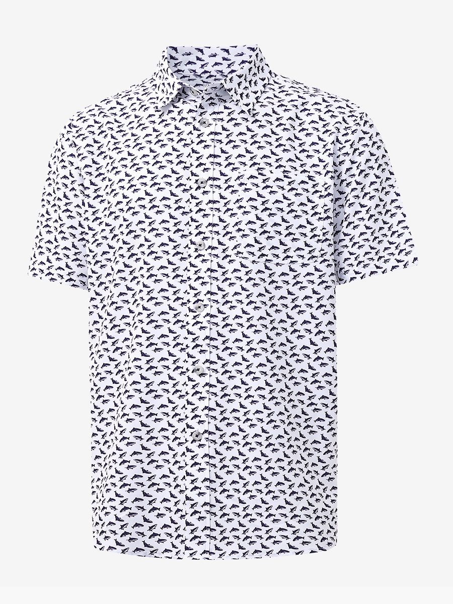 WHITE PURPLE SHARK